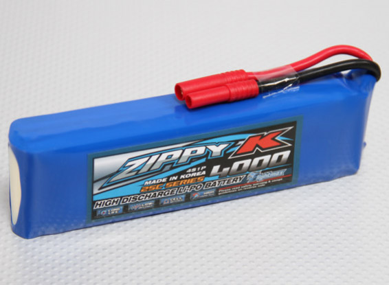 Zippy-K Flightmax 4000mAh 4S1P 25C LiPoly Battery