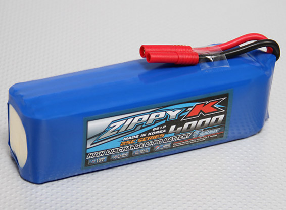 Zippy-K Flightmax 4000mAh 6S1P 25C LiPoly Battery