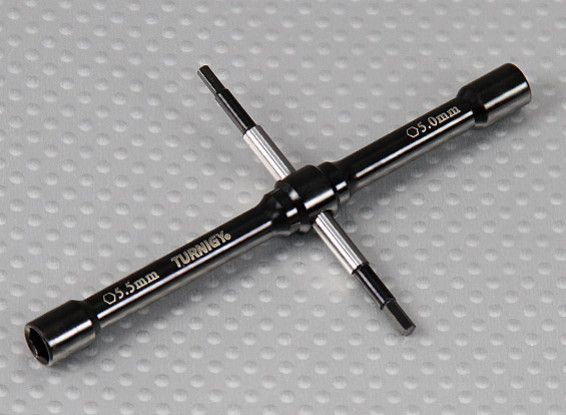 Turnigy Multifunctionele Wrench (5mm / 5.5mm)