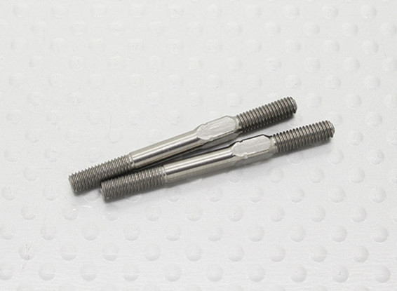 3mm x 35mm Titanium Spanschroef Turnigy TD10 4WD Touring Car (2pc)