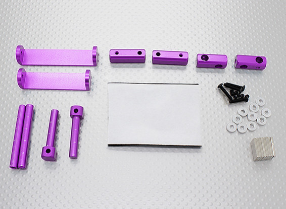 1/8 Car Magnetische Body Montage Set (Purple)