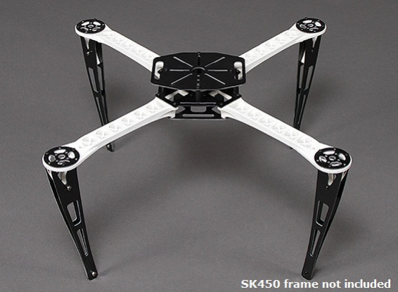 Uitgebreide Landing Skid Set voor sk450 Quadcopter Frame