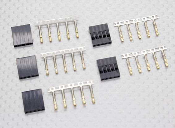 JWT connectors, 5 pin - 5set / bag