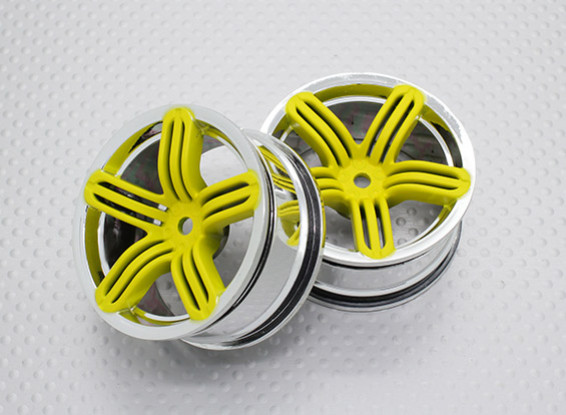 01:10 Scale High Quality Touring / Drift Wheels RC Car 12mm Hex (2pc) CR-RS6Y