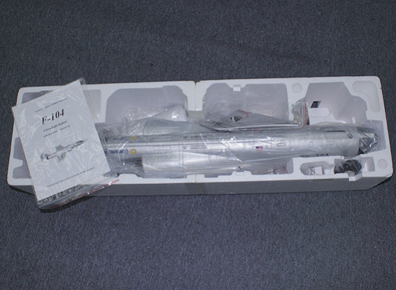 Kras / DENT - F-104 70mm StarFighter EDF (PNF) (zilver)