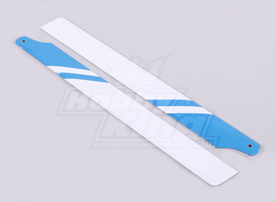 325mm Glass Fiber Main Blades (blauw / wit)