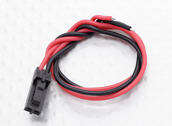 Molex 2 pins kabel Male Connector met 220mm x 26AWG Wire.