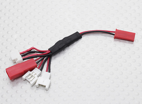 Multi-Plug Charge Lead voor Micro Model Batterijen (Walkera / NE / Pico / E-flite / JST)