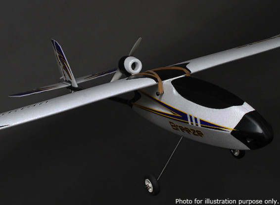 HobbyKing® ™ Breeze Glider w / Optioneel Flappen EPO 1400mm w / Motor (ARF)