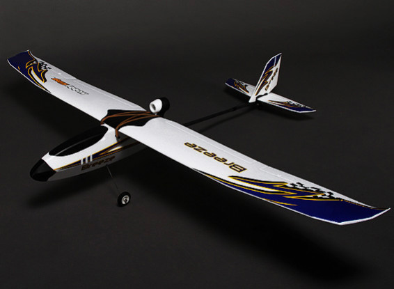 HobbyKing® ™ Breeze Glider w / Optioneel Flappen EPO 1400mm (KIT)