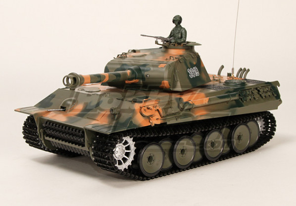 Duitse Panther RC Tank RTR w / Airsoft & Tx
