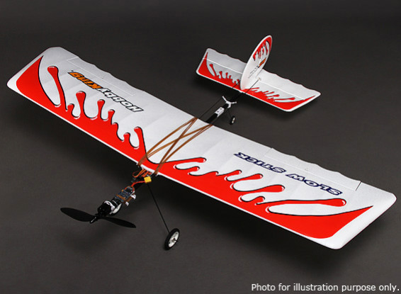 Hobbyking® ™ Slow Stick borstelloze aangedreven vliegtuig EPO / Carbon Fiber 1160mm (ARF)