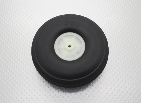 3.5 "/ 89mm Ultra Light Rubber PU Schaal Wheel