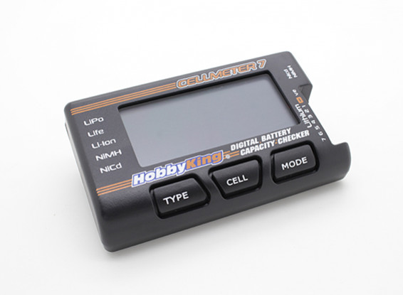 HobbyKing ™ Cellmeter-7 Universele Digitale Batterij Checker / Balancer