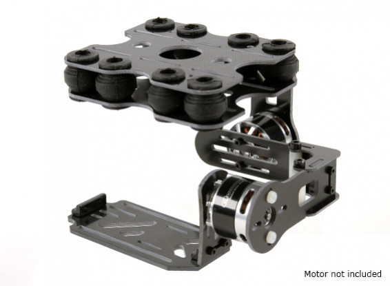 Shock Absorbing 2 Axis borstelloze Gimbal Kit for Action Cam