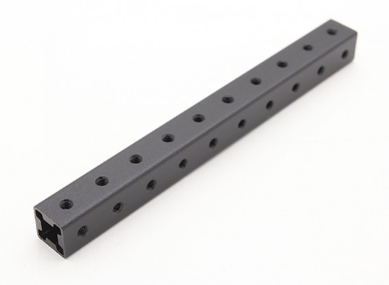 RotorBits Voorgeboorde geanodiseerd aluminium bouw Profile 100mm (Zwart)