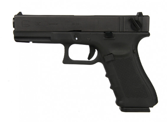WE G18 Gen4 GBB Pistol (zwart)