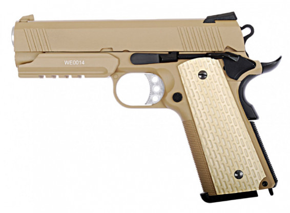 WE Desert Warrior 4.3 GBB Pistol (Desert Tan)