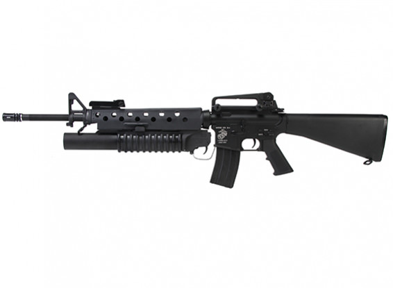G & P M16A3 AEG met M203 (Marine)