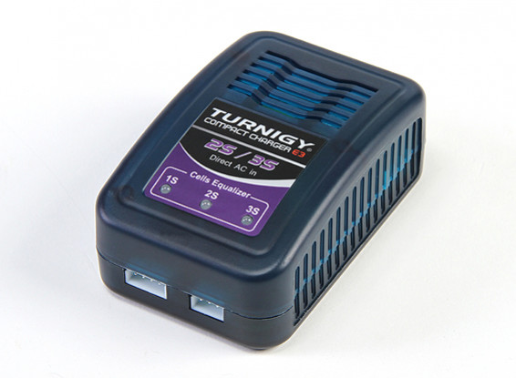 Turnigy E3 Compact 2S / Lader 3S Lipo 100-240 (US Plug)
