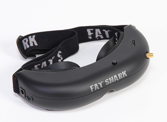 Fatshark Attitude V2 FPV Headset System w / Trinity Head Tracker en CMOS-camera