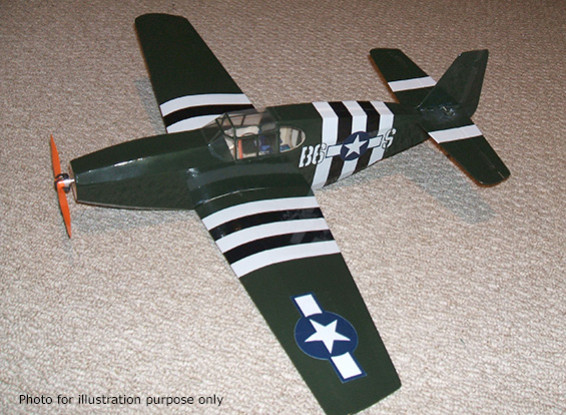 Park Scale Models bevlieging Series P-51C Mustang