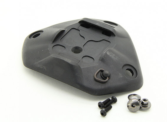 FMA Helmet Plastic NRT Universal Scherm (zwart)