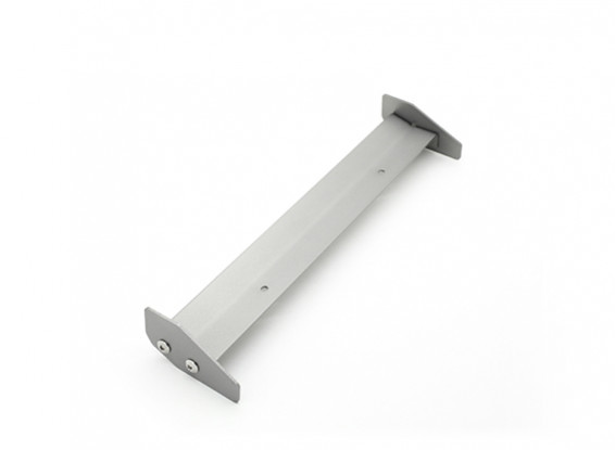 10/01 Schaal Aluminum Single achtervleugel (Gunmetal) 168 x 40mm