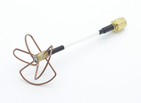 Circulair gepolariseerde 5.8GHz Receiver Antenne (SMA) (LHCP) (60mm)
