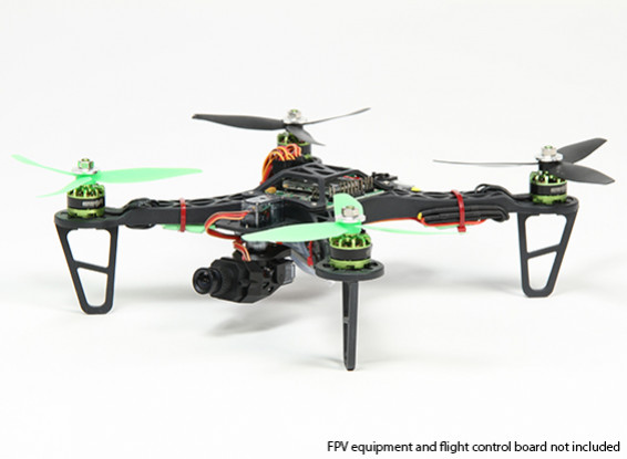 HobbyKing Spec FPV250 V2 Drone ARF Combo Kit - mini formaat FPV Drone (ARF)