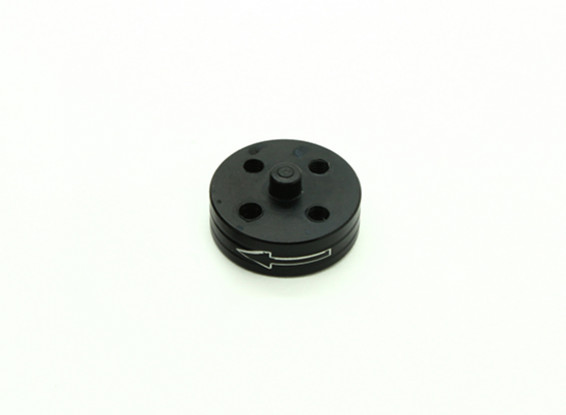 CNC Aluminium Quick Release Self-Aanscherping Prop Adapter - Black (Prop Side) (tegen de klok)