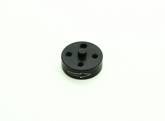 CNC Aluminium Quick Release Self-Aanscherping Prop Adapter - Black (Prop Side) (met de klok mee)