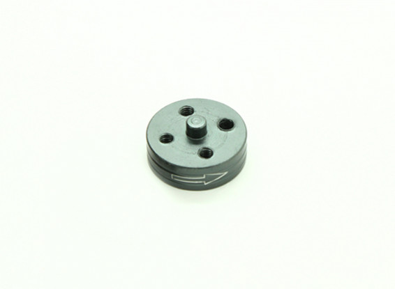 CNC Aluminium Quick Release Self-Aanscherping Prop Adapter - Titanium (Prop Side) (met de klok mee)