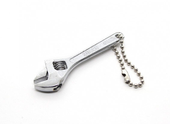 Mini Verstelbare Wrench w / sleutelhanger