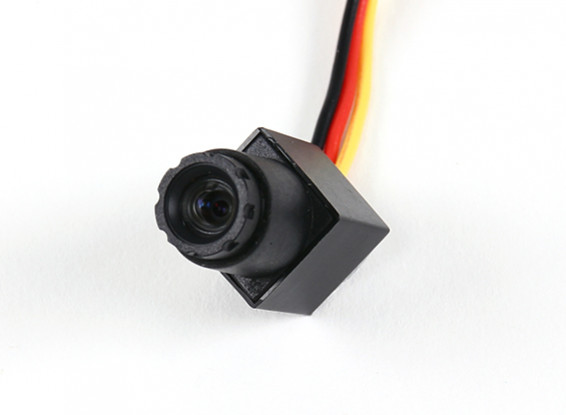 Mini CMOS FPV Camera 520TVL 90 graden gezichtsveld 0.008Lux 11,5 x 11,5 x 21 mm (PAL)