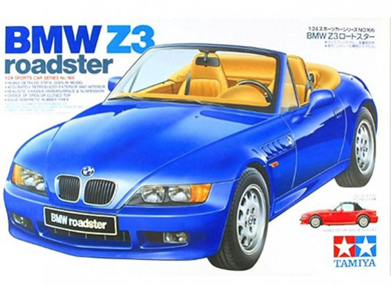 Tamiya 1/24 Schaal BMW Z3 Roadster plastic model kit