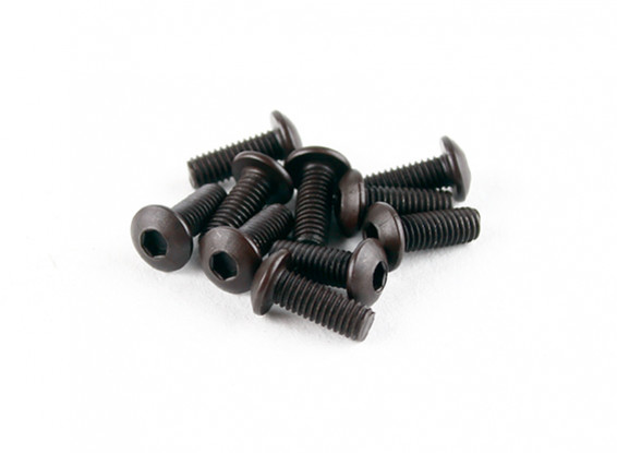 BSR Racing M.RAGE 4WD M-Chassis - M3x8mm laagbolkop Screw Sets (10st)