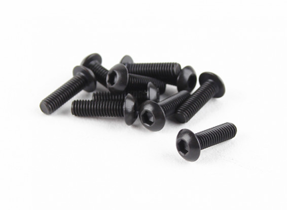 BSR Racing M.RAGE 4WD M-Chassis - M3x10mm laagbolkop Screw Sets (10st)