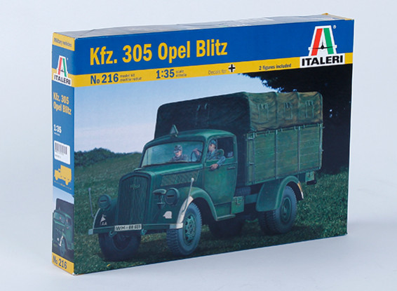 Italeri 1/35 Kfz. 305 Opel Blitz Scale Pastic Model Kit