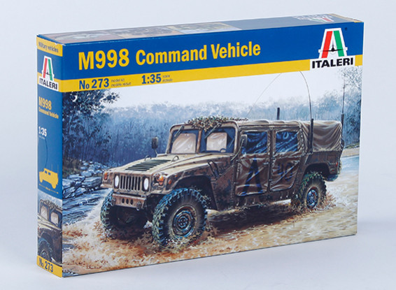 Italeri 1/35 Schaal US M998 Command Vehicle plastic model kit