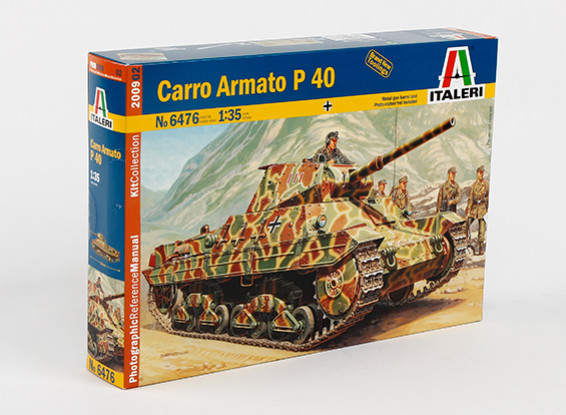 Italeri 1:35 Schaal Carro Armato P40 plastic model kit