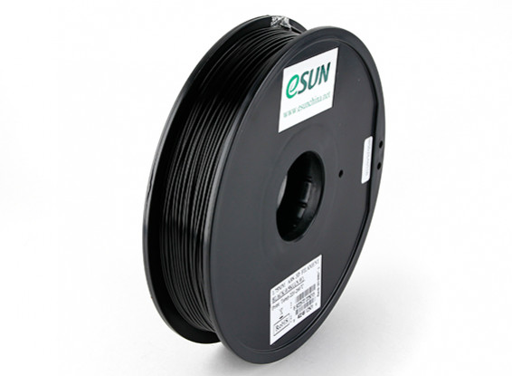 ESUN 3D-printer Filament Black 1.75mm ABS 0,5 kg Spool