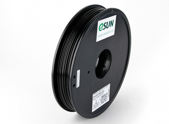 ESUN 3D-printer Filament Black 3mm ABS 0,5 kg Spool