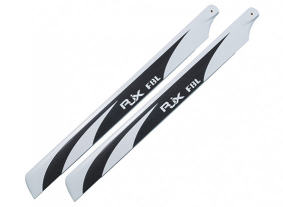 RJX Hoge kwaliteit Carbon Fiber Main Blades (710mm) FBL