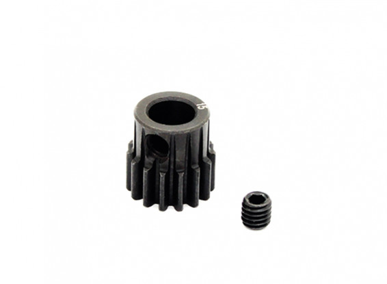 Hobbyking ™ 0,7M gehard staal Helicopter Pinion Gear 6mm Shaft - 15T