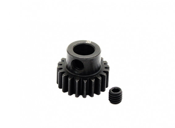 Hobbyking ™ 0,7M gehard staal Helicopter Pinion Gear 6mm Shaft - 20T