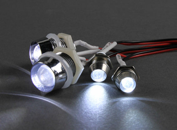 GT Vermogen 4 Piece Super Bright LED verlichting set voor RC Cars
