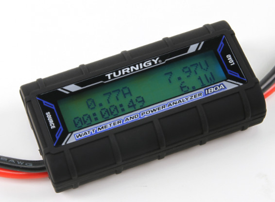 Turnigy 180A Wattmeter en Power Analyzer