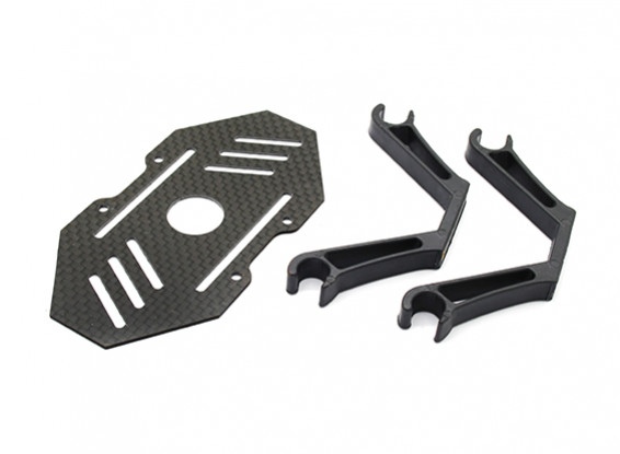 Carbon Multi-Rotor Battery Mount Suits 8mm Booms