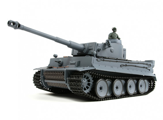 Duitse Tiger I RC Tank RTR w / Airsoft / Smoke & Tx (EU Plug)